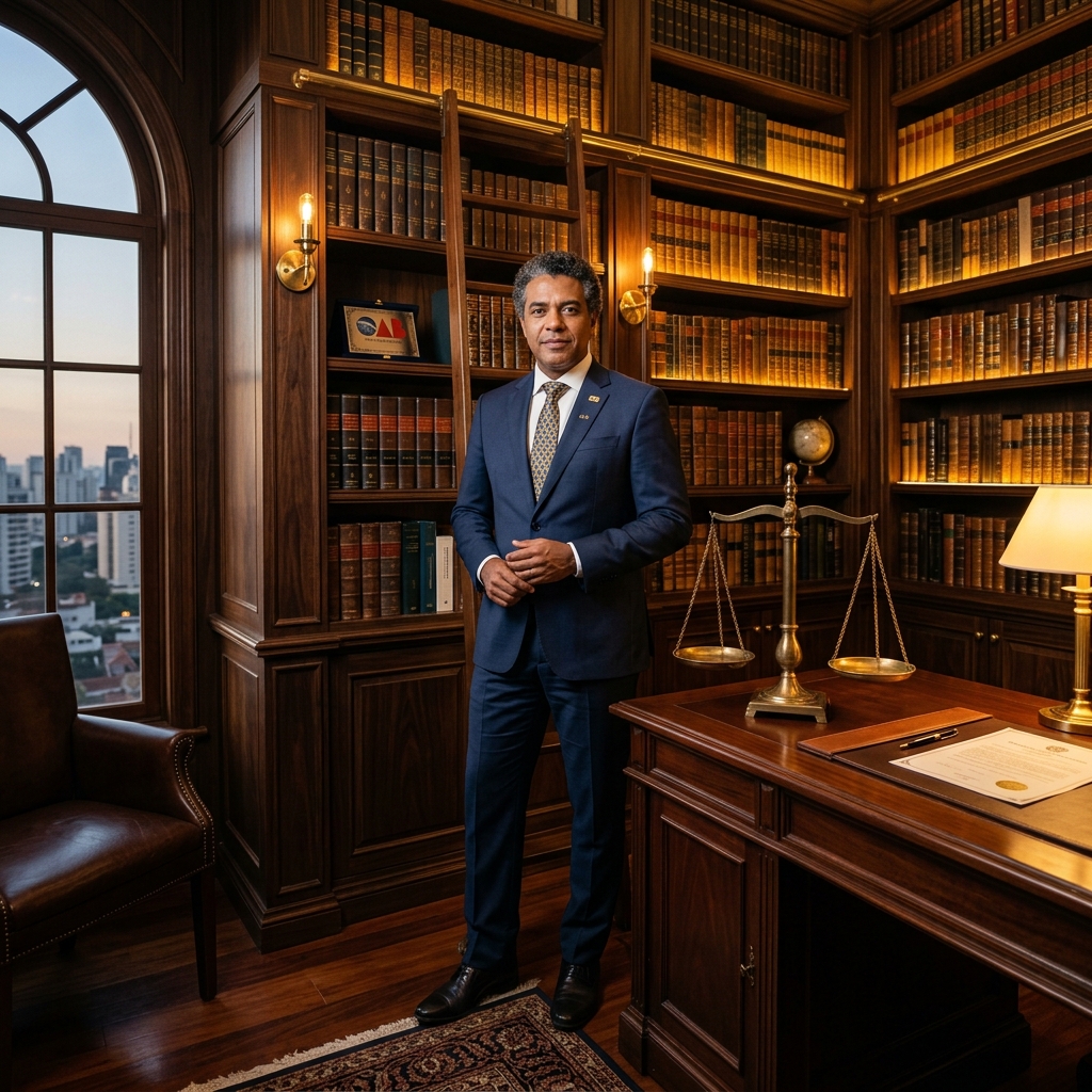 Escritório Silva & Associados — Ambiente jurídico profissional